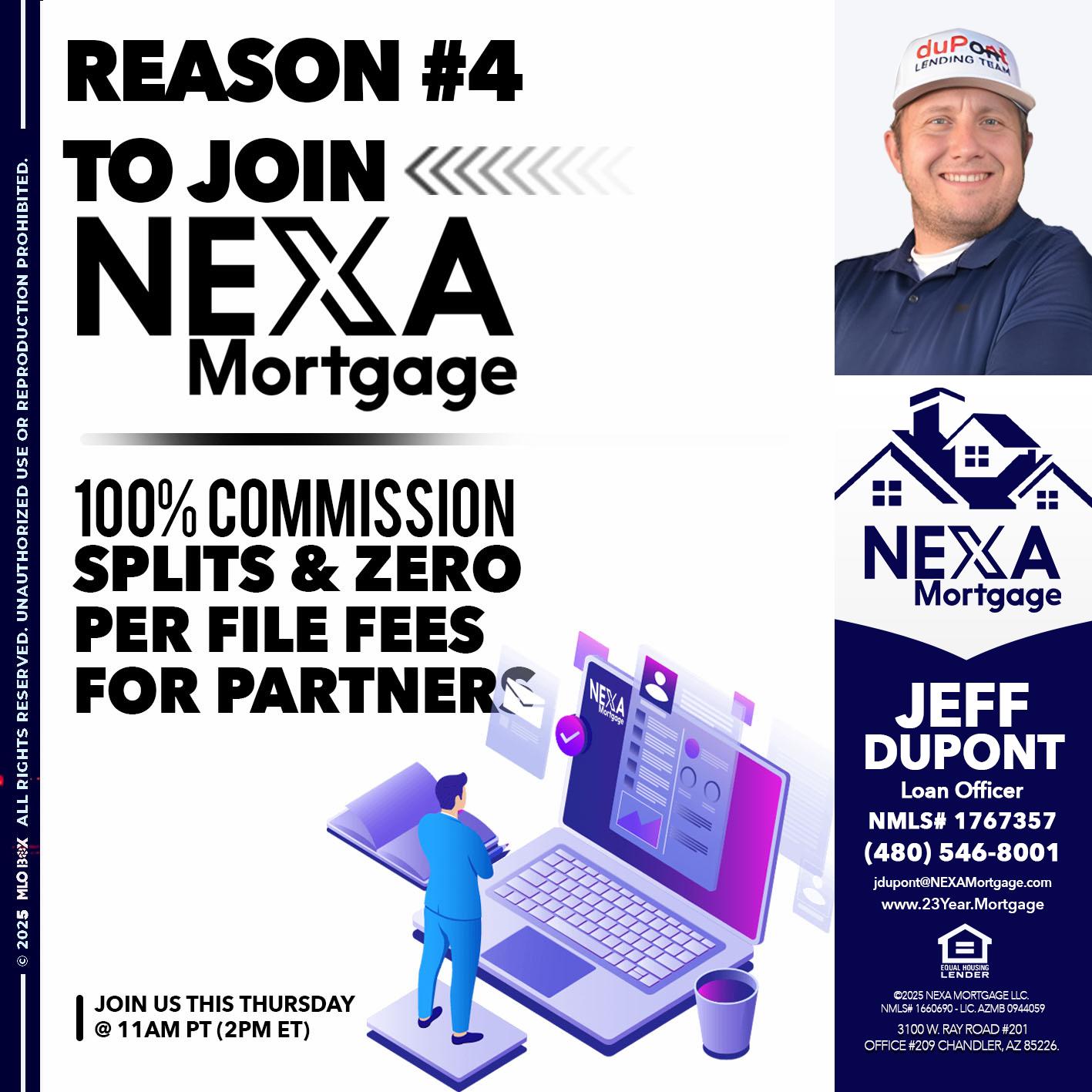 REASON 4 - Jeff duPont -duPont Lending Team