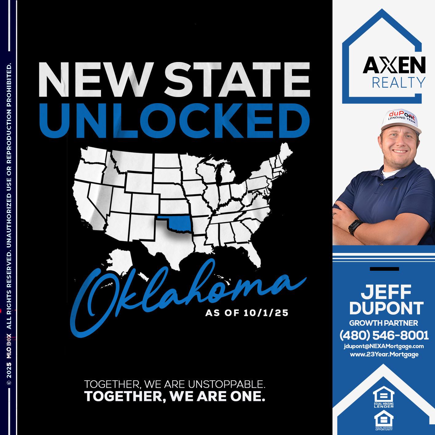 OKLAHOMA UNLOCKED - Jeff duPont -duPont Lending Team