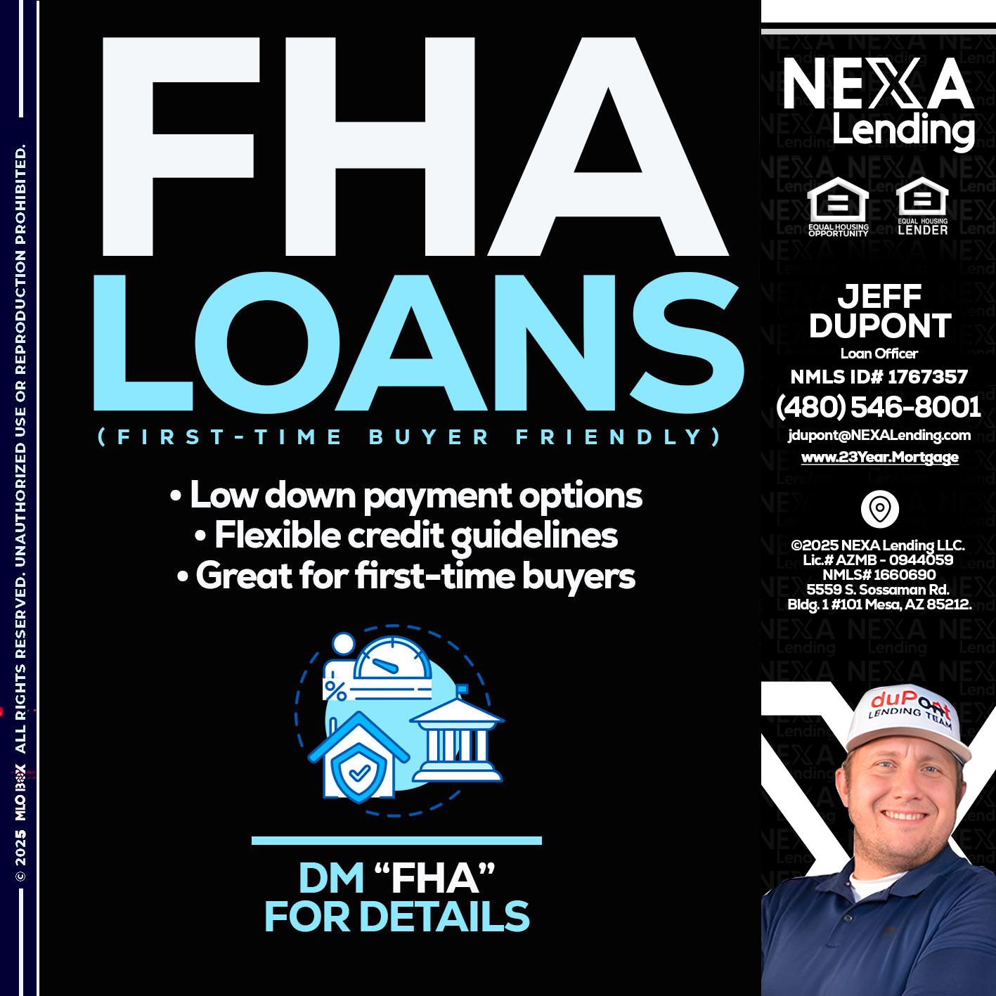 FHA LOANS - Jeff duPont -duPont Lending Team