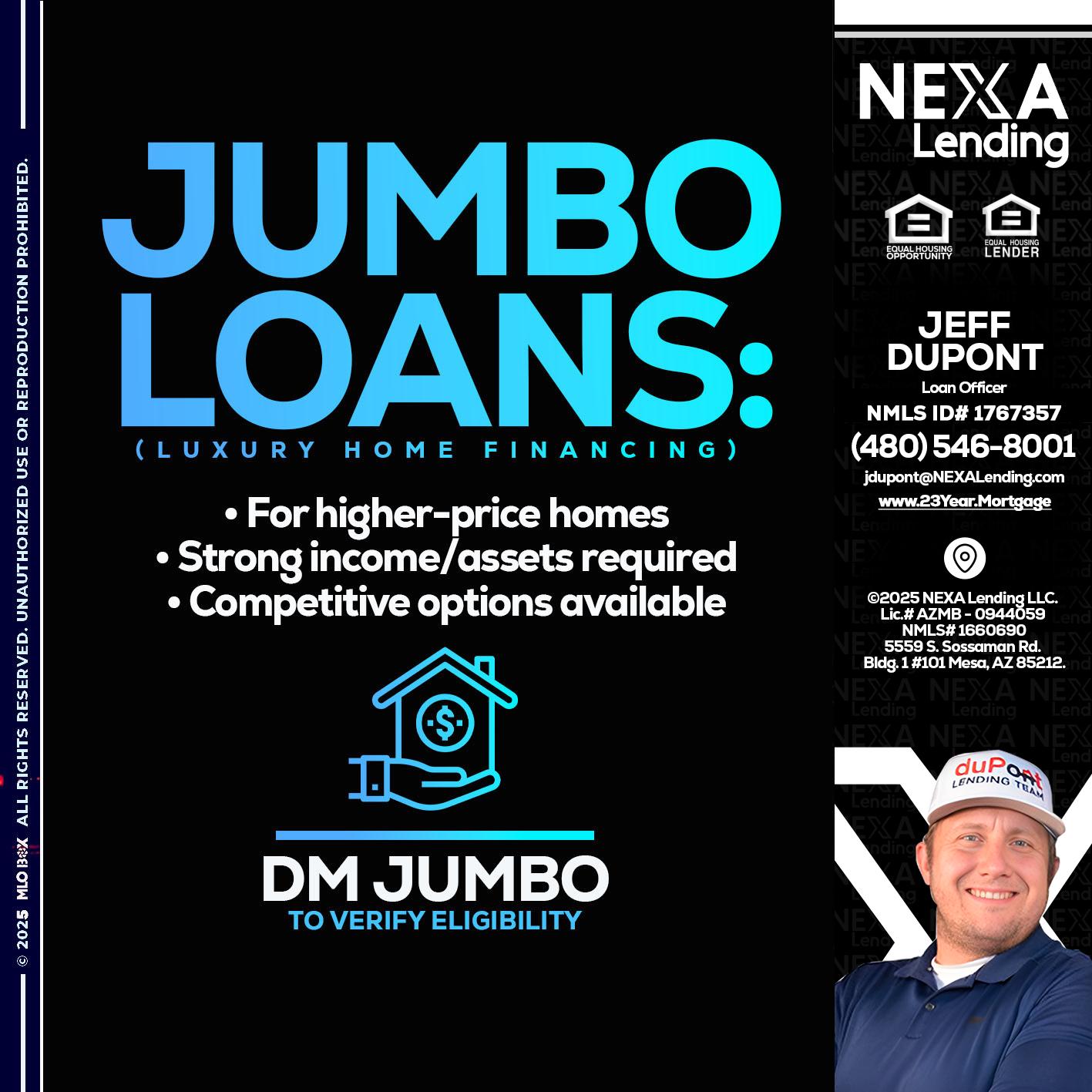 JUMBO LOANS - Jeff duPont -duPont Lending Team