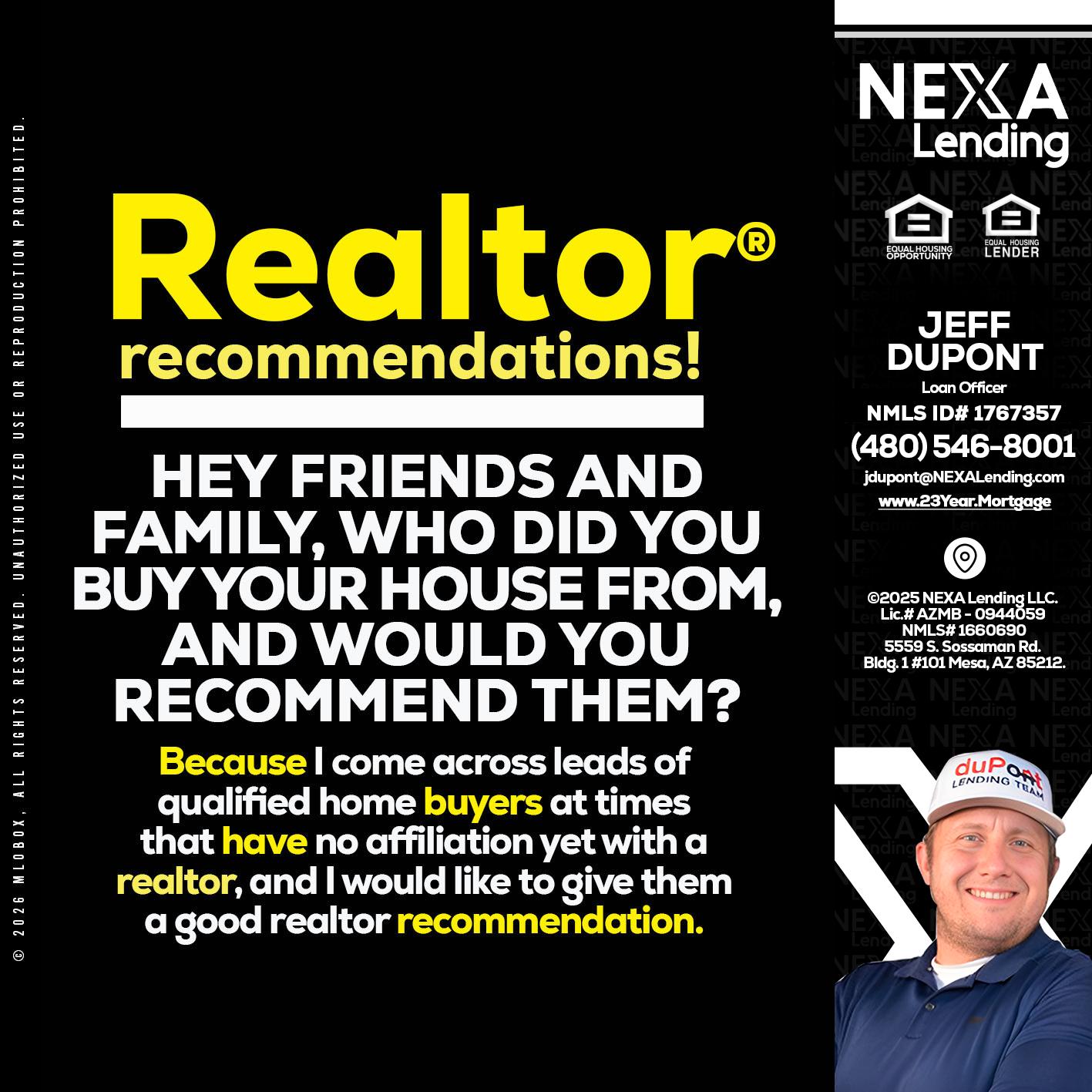 REALTOR - Jeff duPont -duPont Lending Team