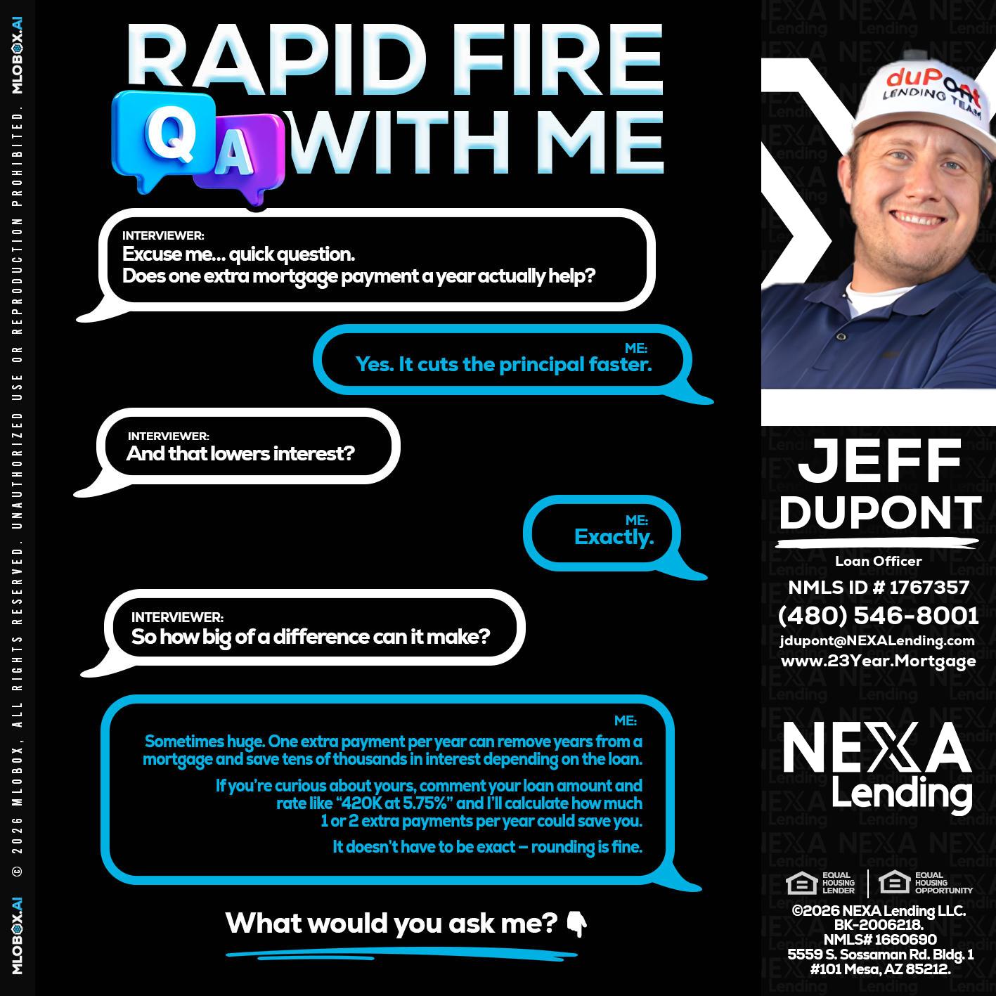 RAPID Q&A - Jeff duPont -duPont Lending Team