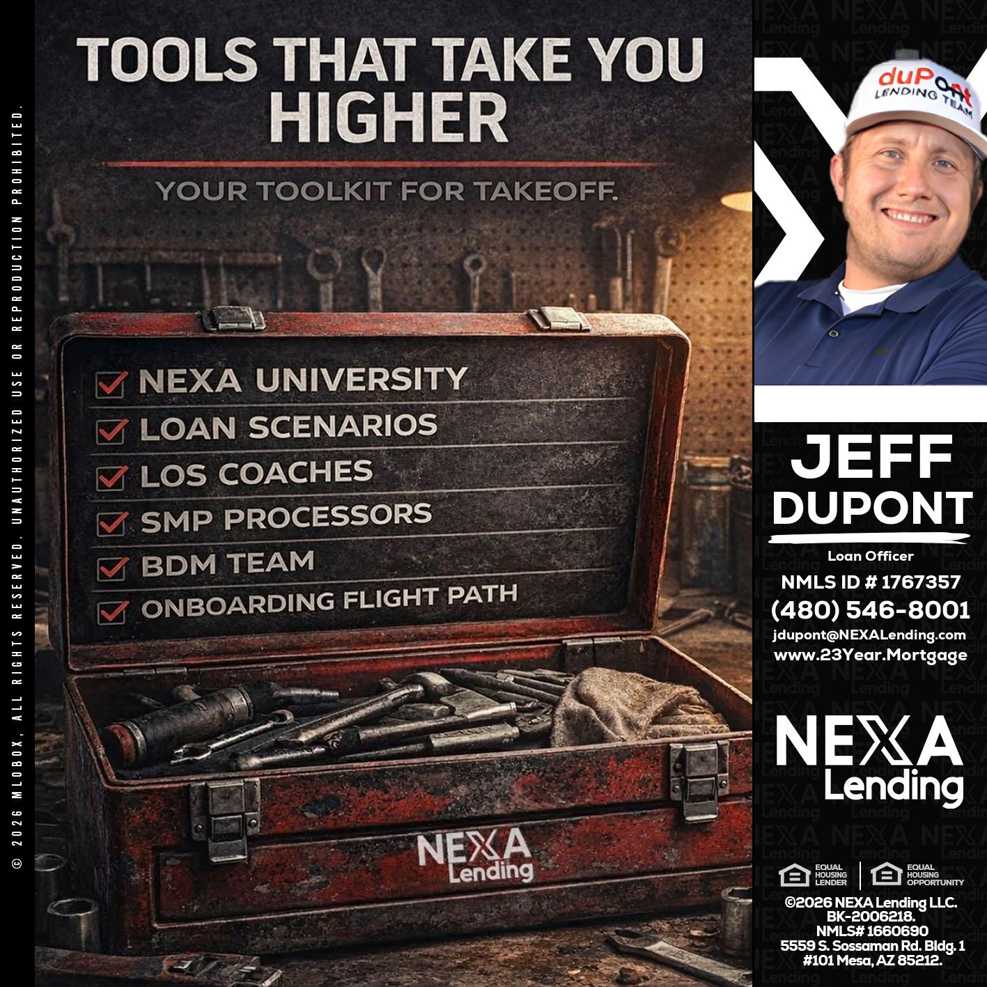 TOOLS THAT - Jeff duPont -duPont Lending Team