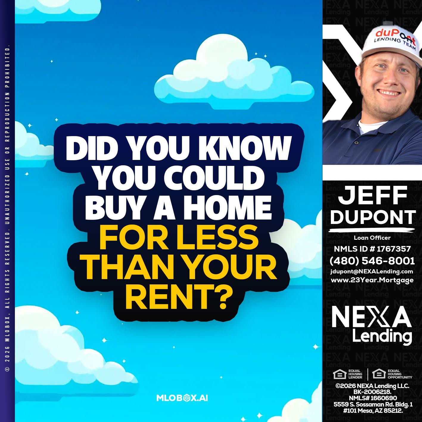 DID YOU KNOW - Jeff duPont -duPont Lending Team