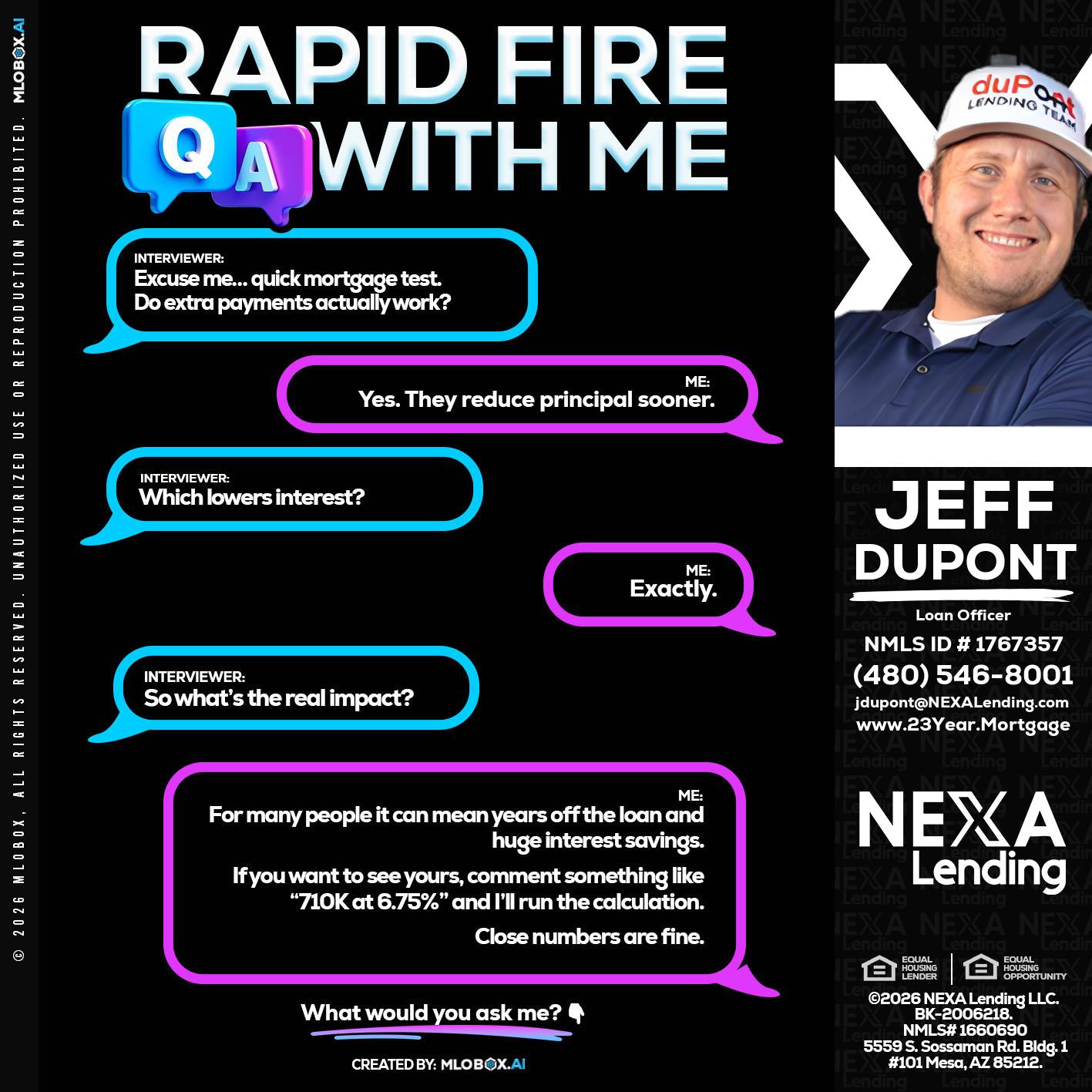 RAPID QA - Jeff duPont -duPont Lending Team